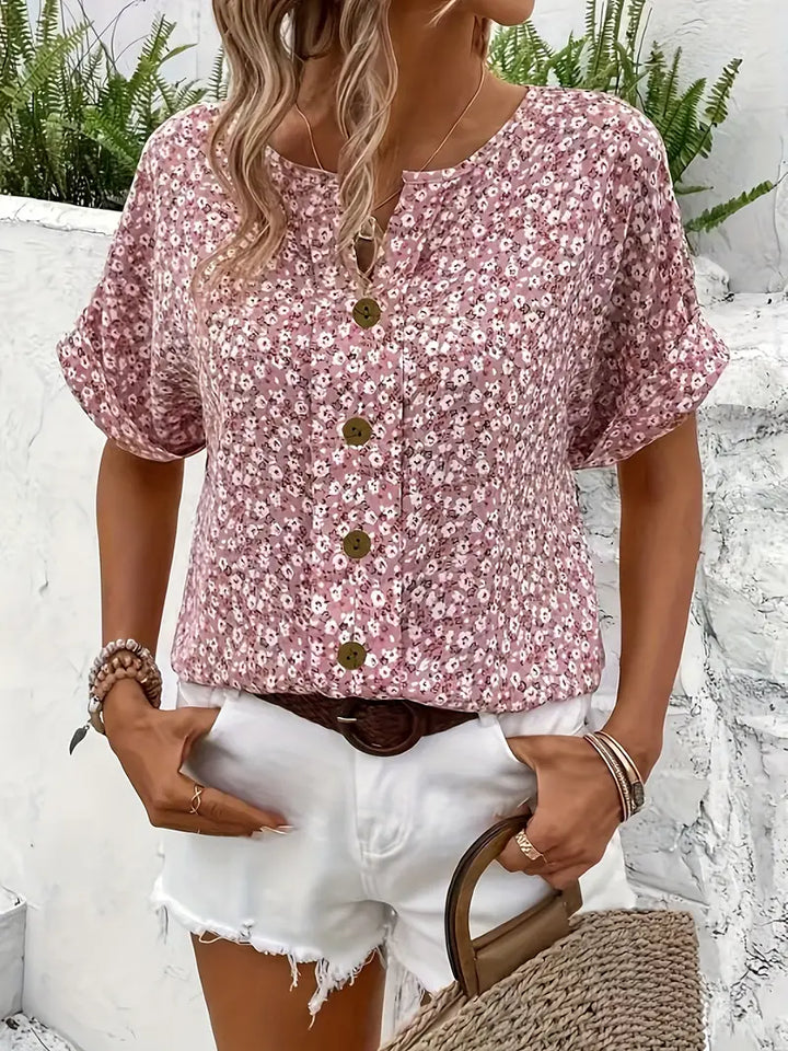 Mery | Button Summer Top