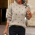 Noella | Polka Dot Knitted Sweater