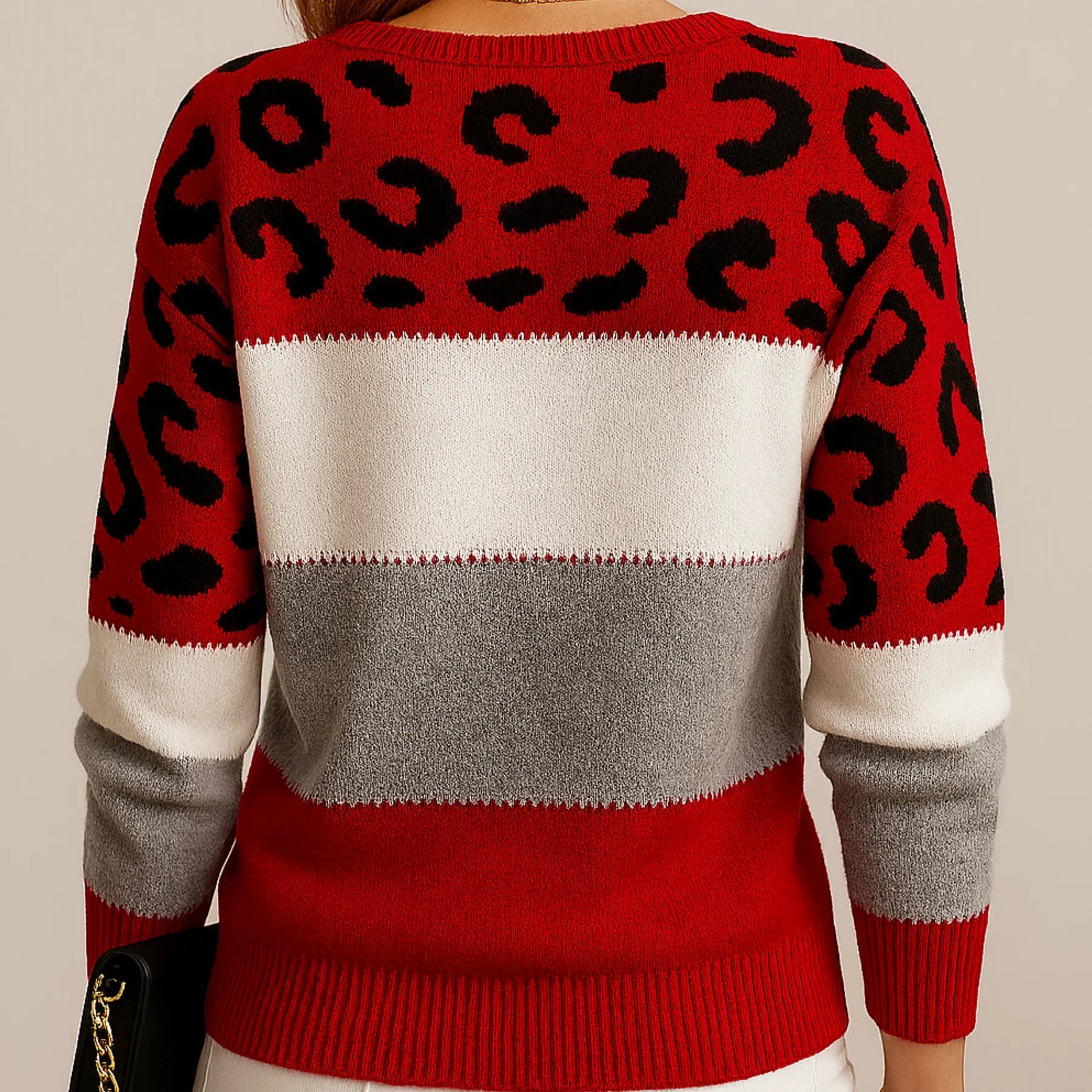 Georgina | Leopard Print Casual Sweater