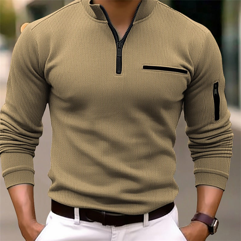 Garry | Long-sleeved shirt with zipper
