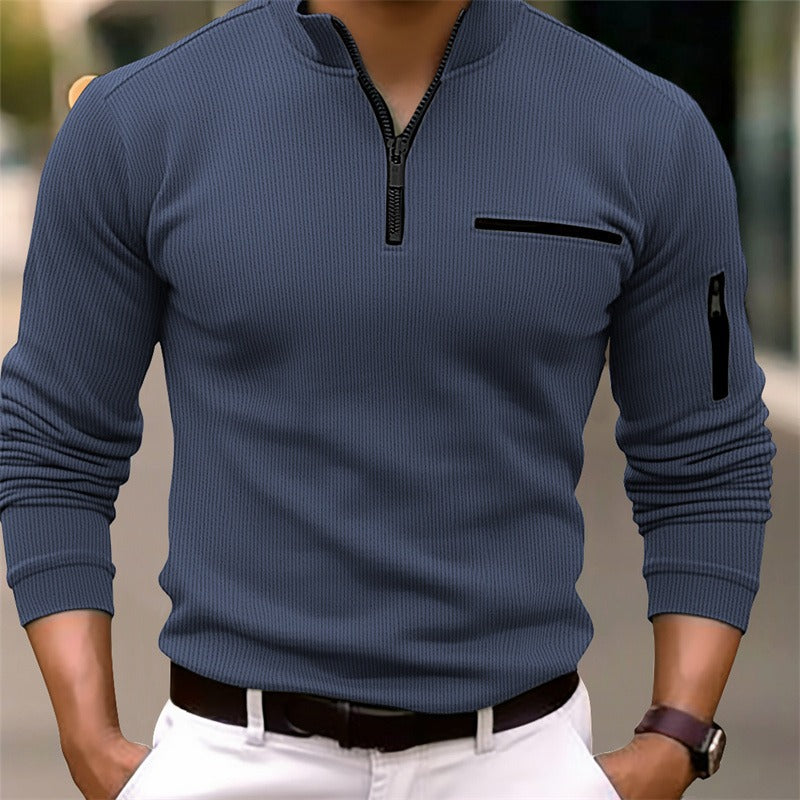 Garry | Long-sleeved shirt with zipper