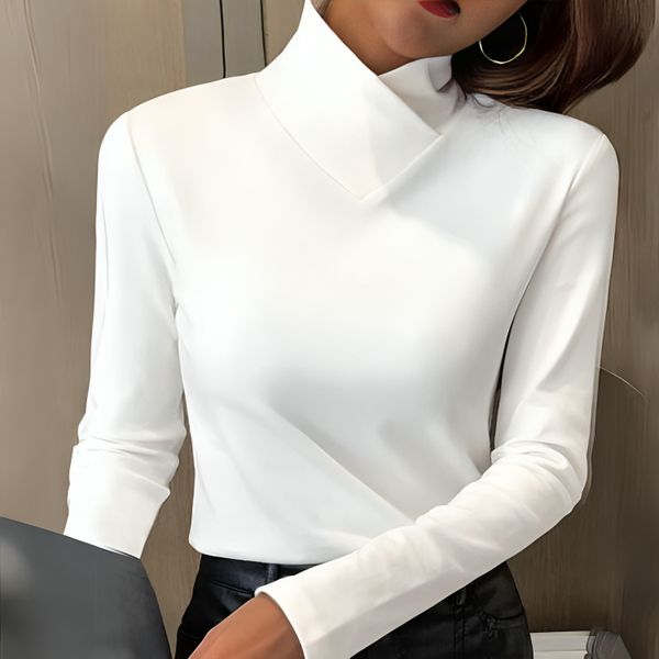 Stella | Sculpted Soft-Touch Turtleneck