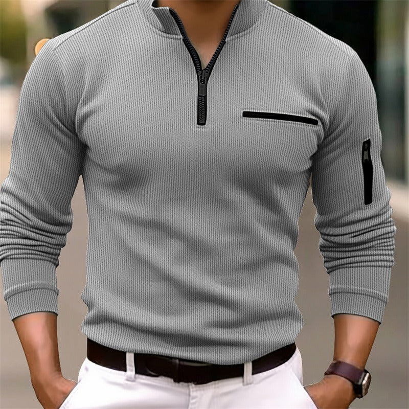 Garry | Long-sleeved shirt with zipper