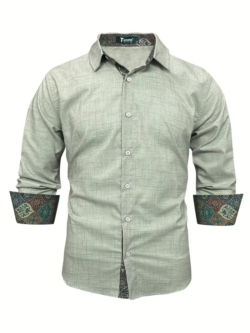 Roberto | Long Sleeve Button-Up Shirt