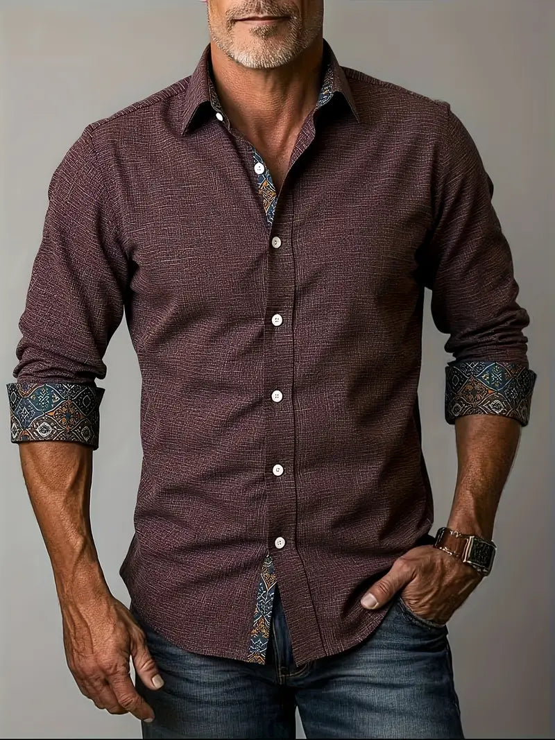 Roberto | Long Sleeve Button-Up Shirt
