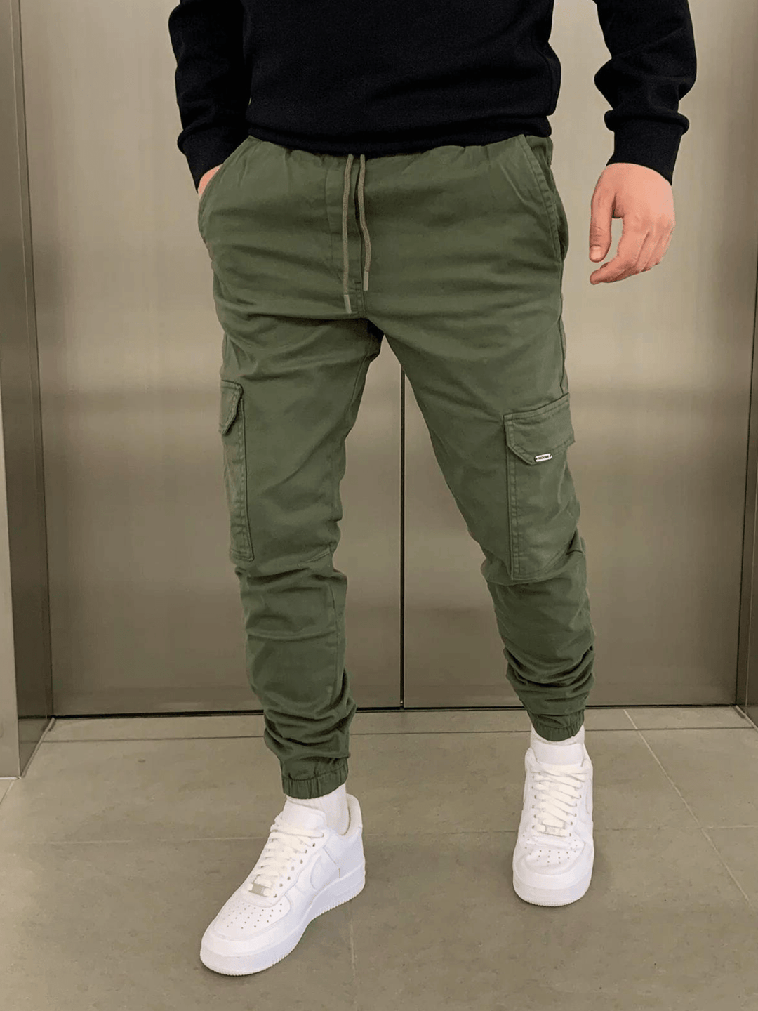 Laurent | Slim Fit Cargo Joggers