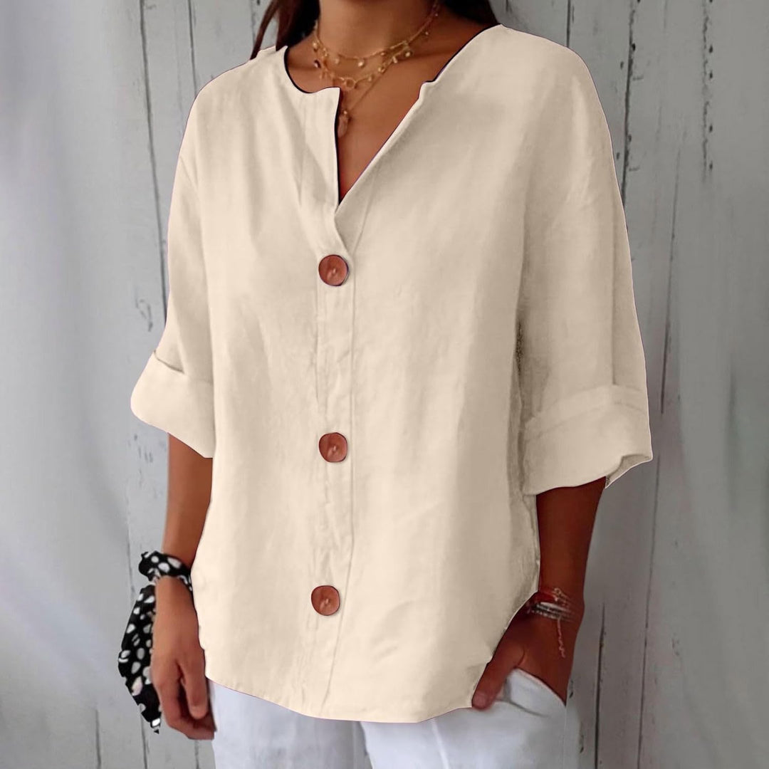 Nina | Graceful Drape Blouse