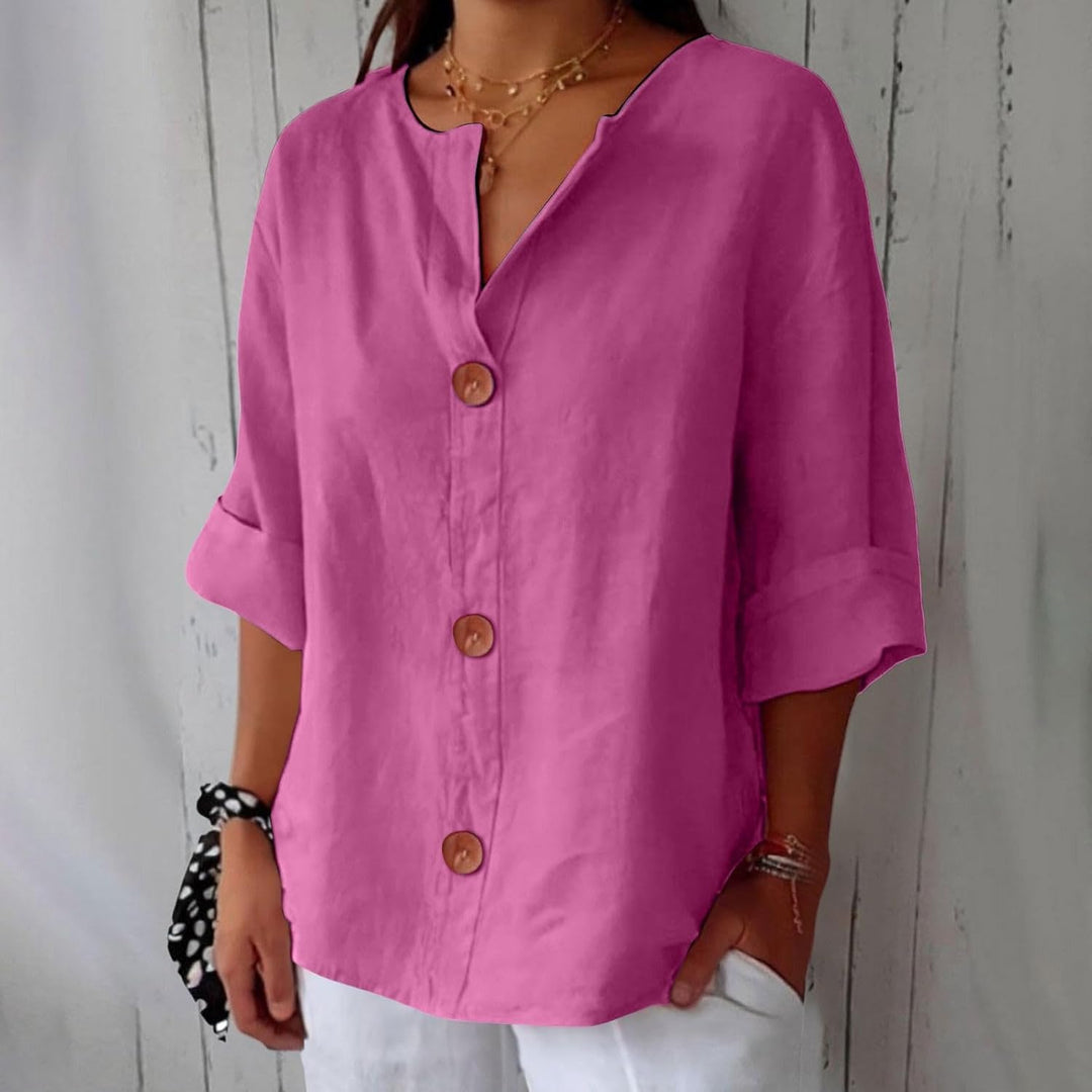 Nina | Graceful Drape Blouse