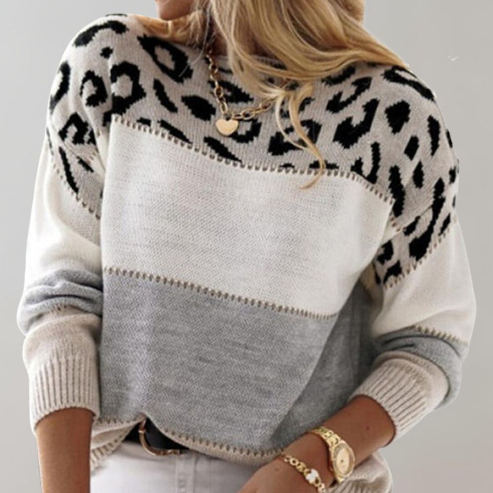 Georgina | Leopard Print Casual Sweater
