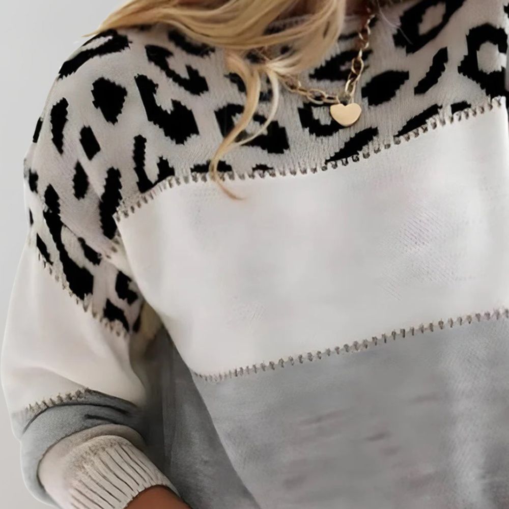Georgina | Leopard Print Casual Sweater