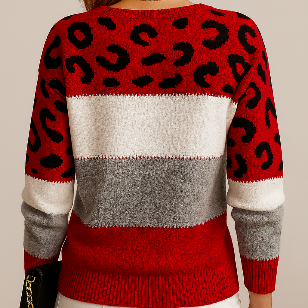 Georgina | Leopard Print Casual Sweater