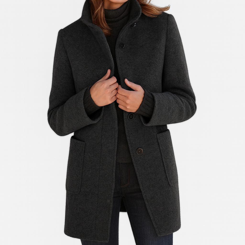 Jenny | Women's Coat with High Collar