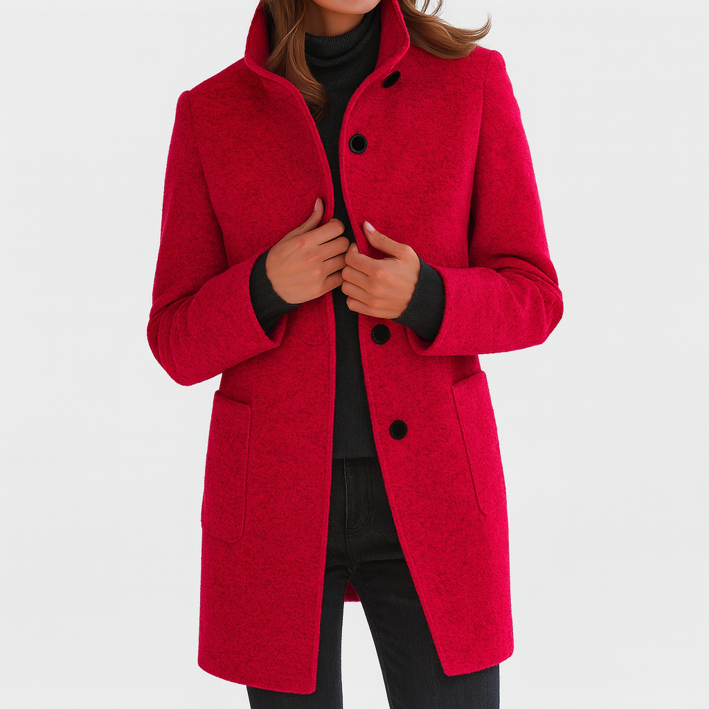 Jenny | Women's Coat with High Collar