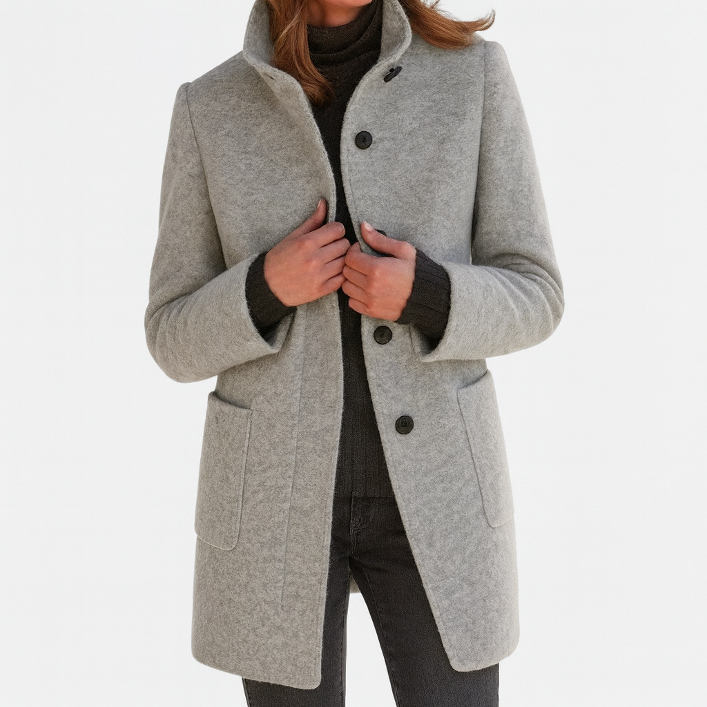 Jenny | Women's Coat with High Collar