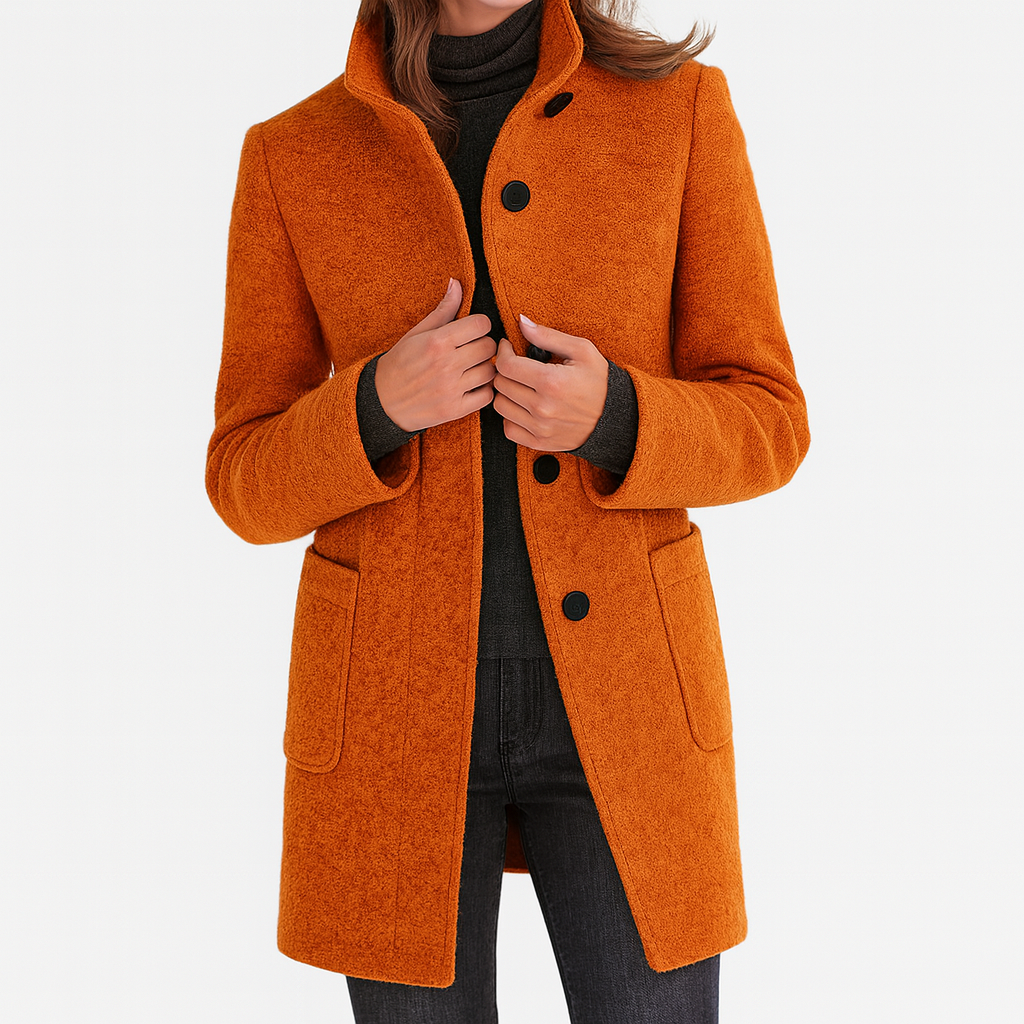 Jenny | Women's Coat with High Collar