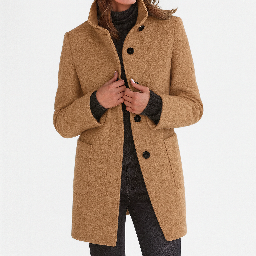 Jenny | Women's Coat with High Collar