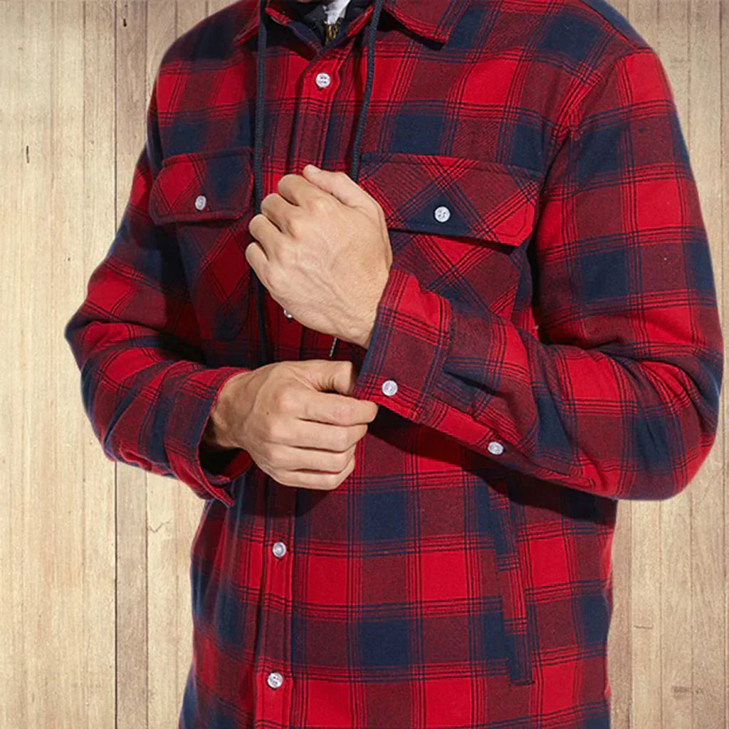 Charles | Checked Hooded Jacket