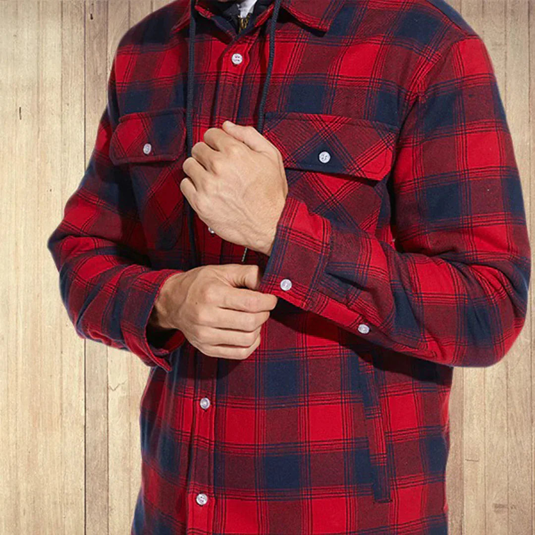 Charles | Checked Hooded Jacket