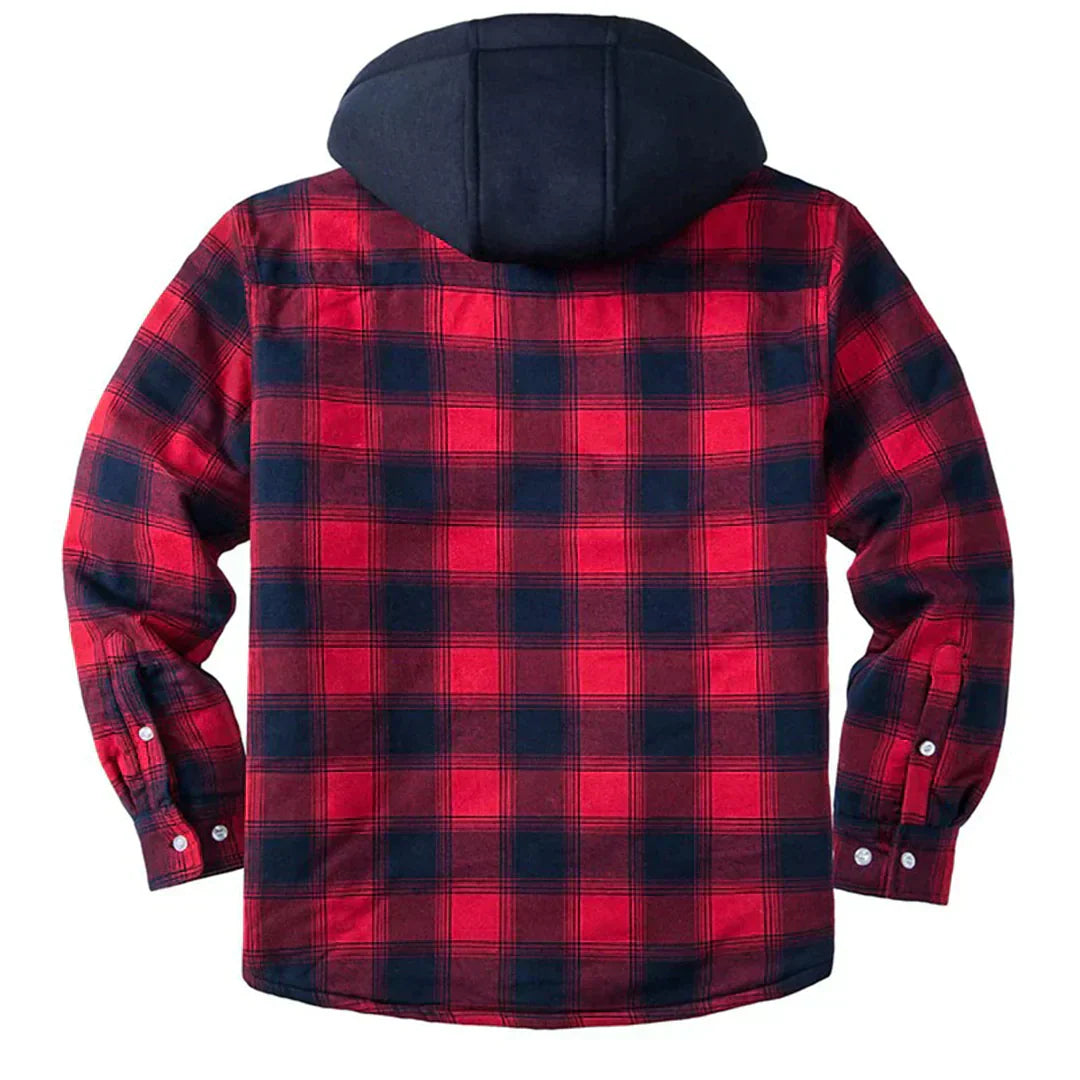 Charles | Checked Hooded Jacket