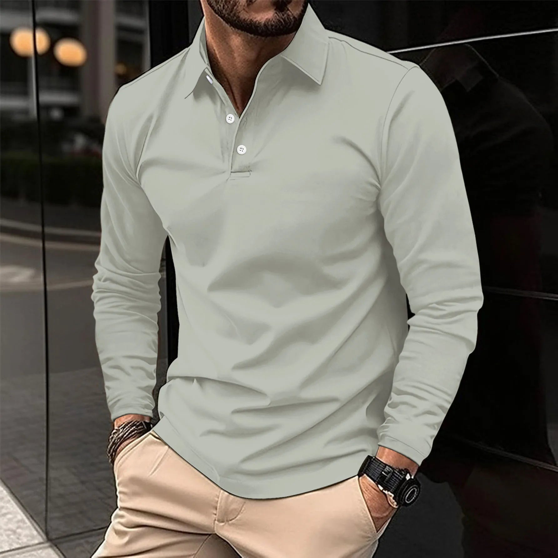 Paul | Casual Long-Sleeved Polo