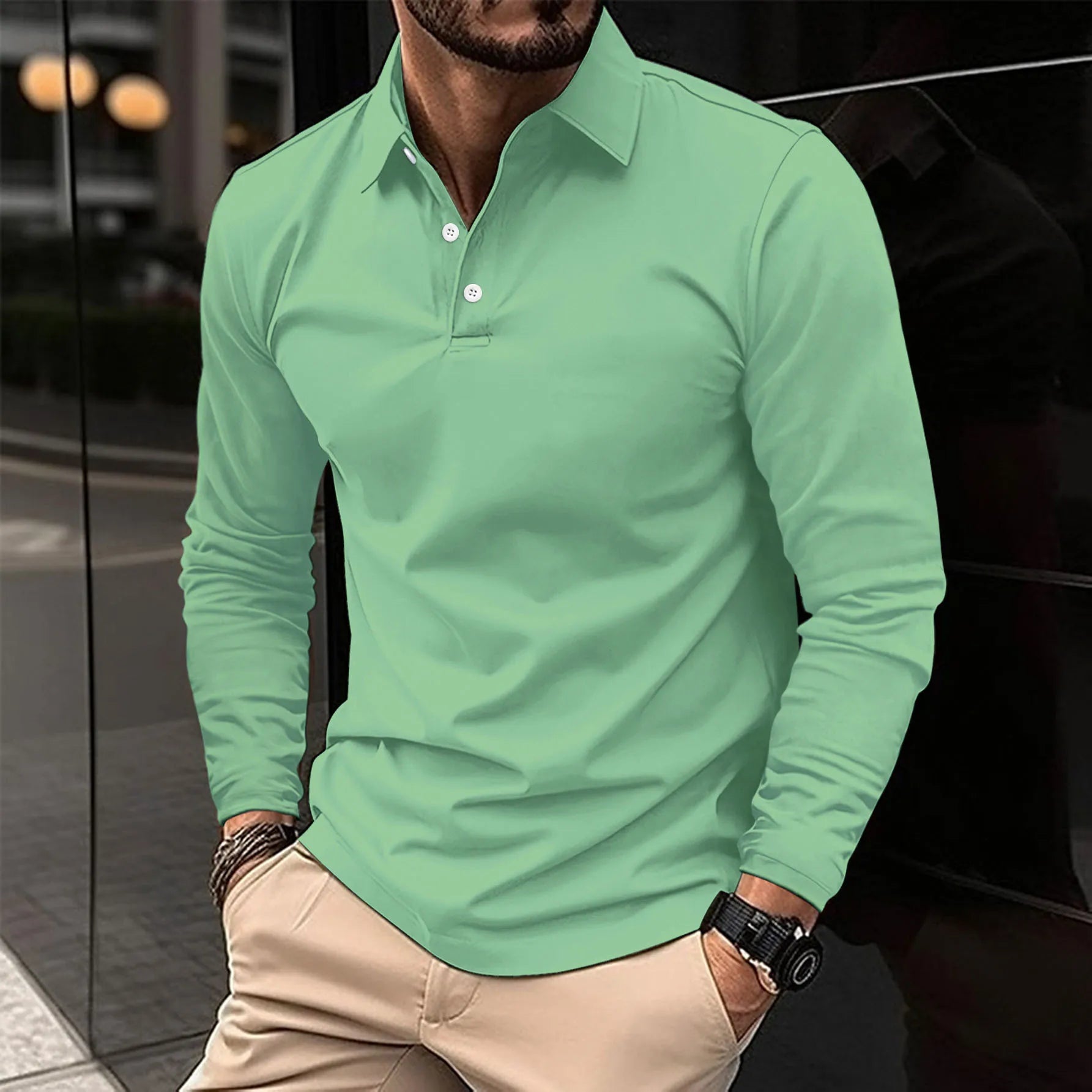 Paul | Casual Long-Sleeved Polo