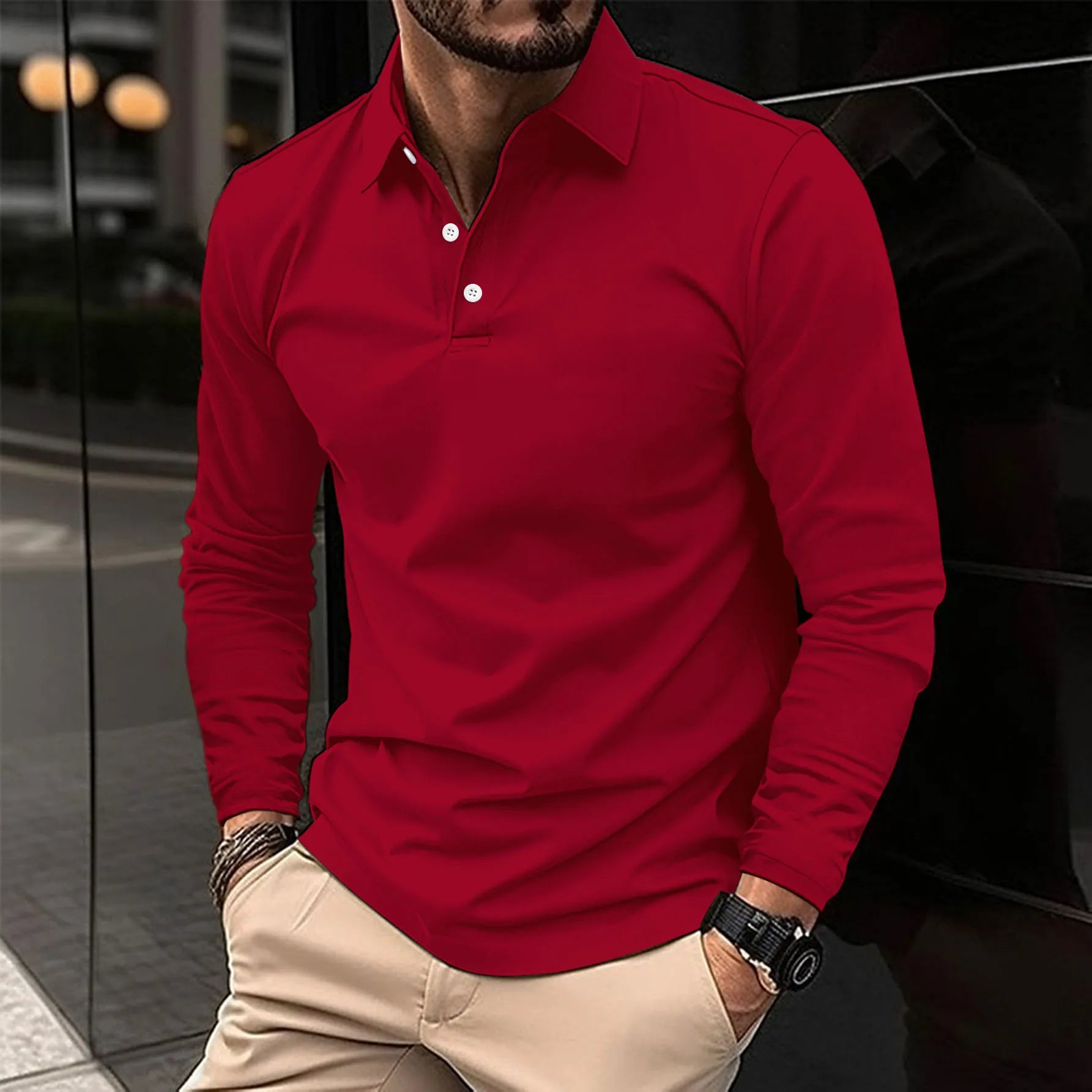 Paul | Casual Long-Sleeved Polo
