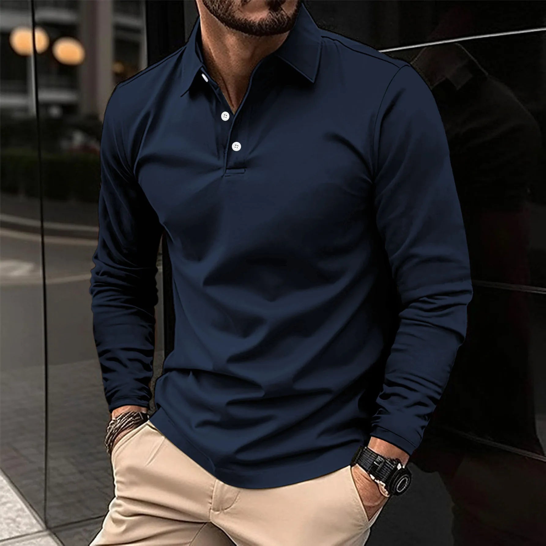 Paul | Casual Long-Sleeved Polo