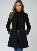 Julie | Single Breasted Winter Trench Coat