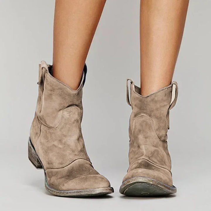 Charlotte | Vintage Western Ankle Boots