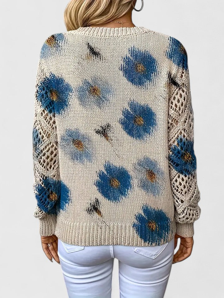 Kaiti | Elegant Floral Sweater