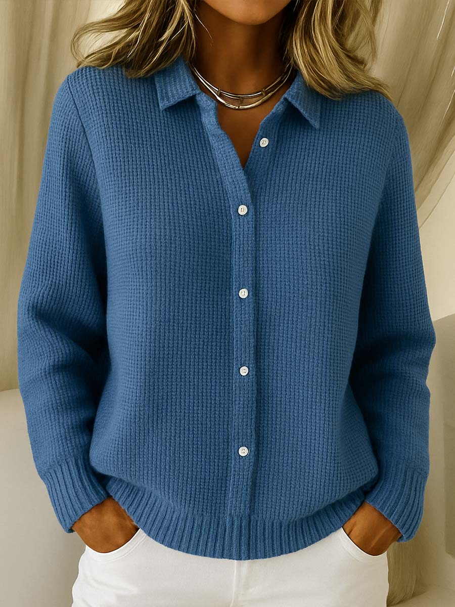 Eden | Classic Knit Button Cardigan