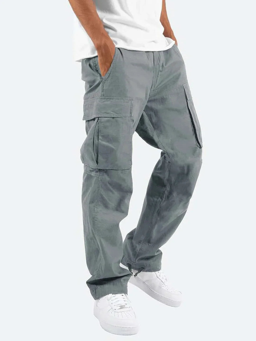 Jade | Men’s Relaxed Fit Cargo Pants with Side Pockets