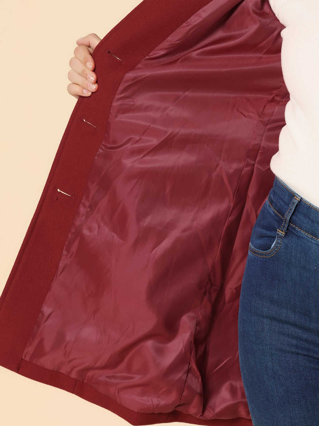 Julie | Single Breasted Winter Trench Coat