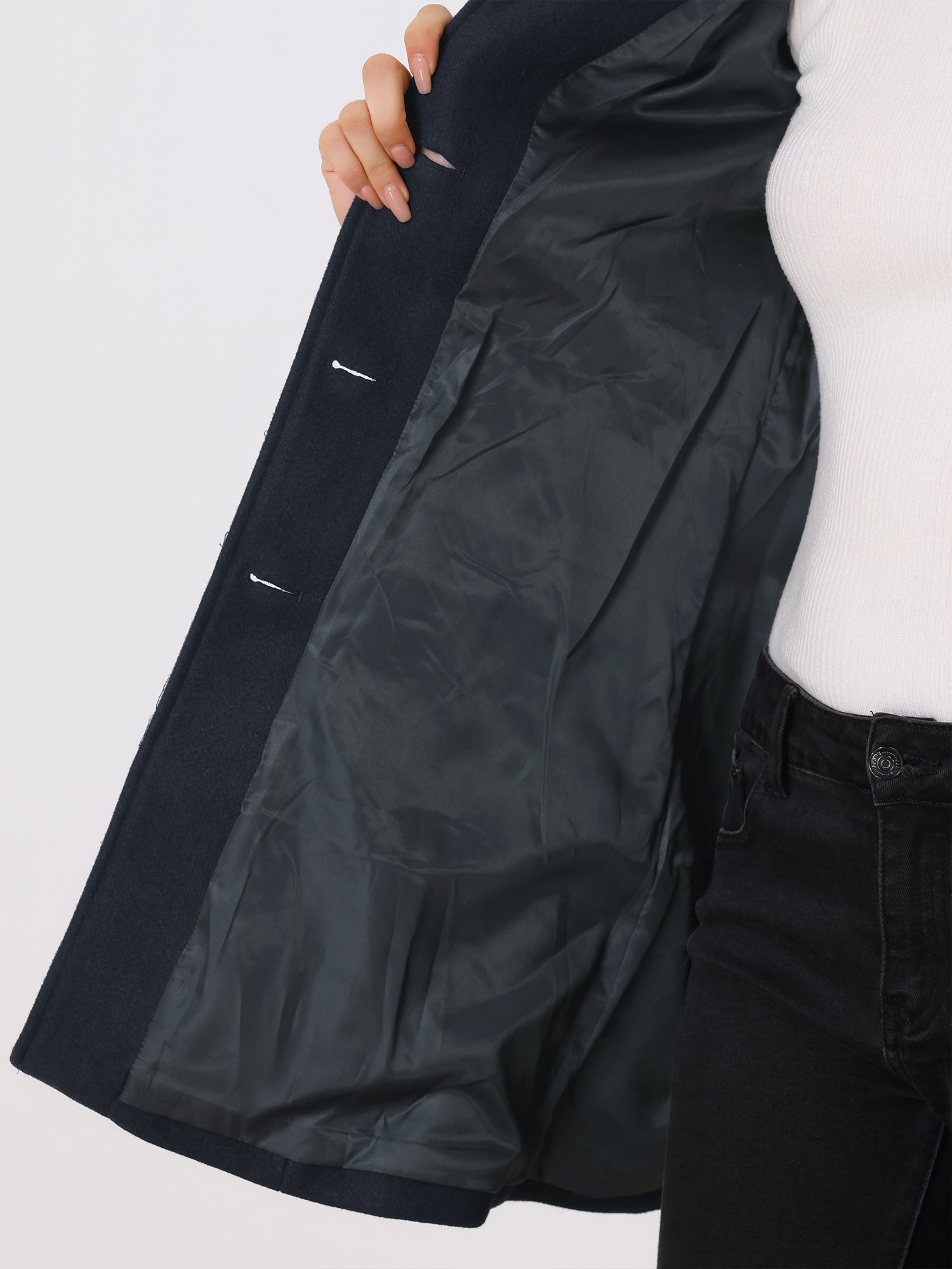 Julie | Single Breasted Winter Trench Coat